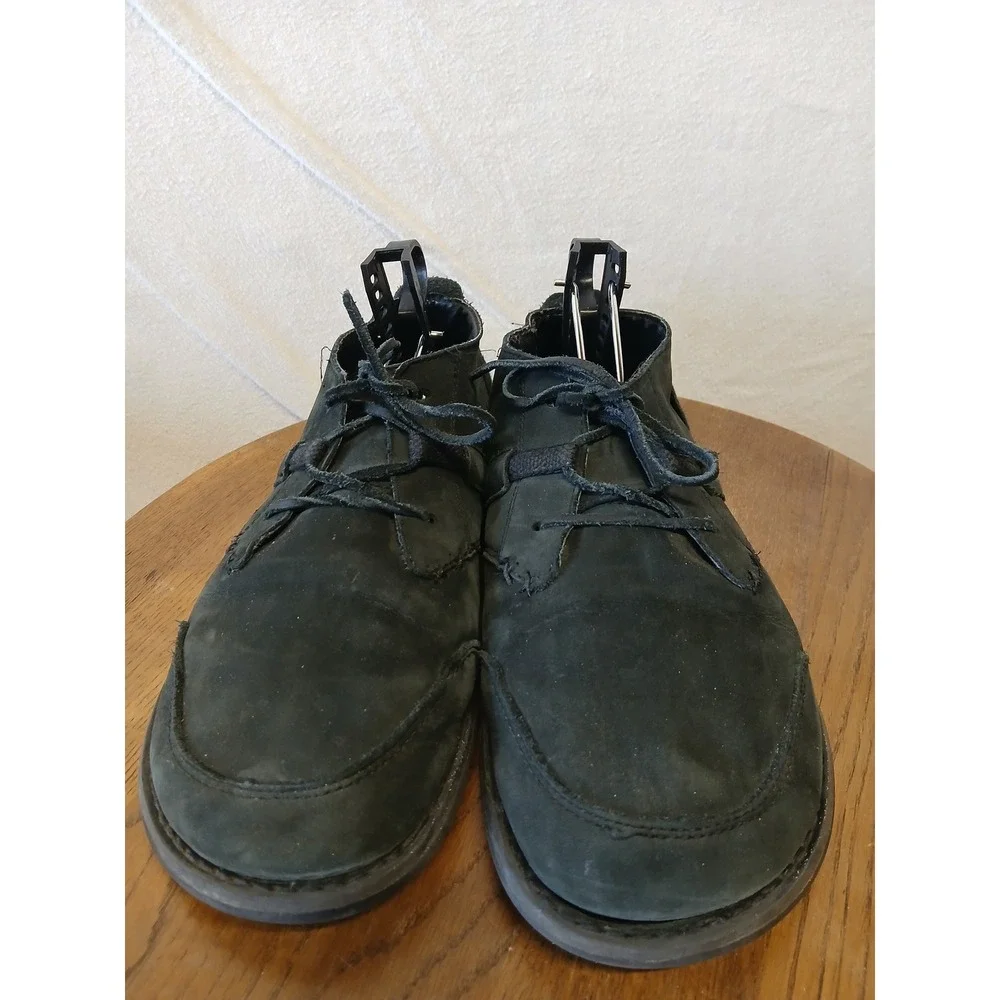 Xero coalton Chukka low leather booy shoe barefoot minimal black suede  mens 8